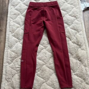 ALO Yoga Red Leggings